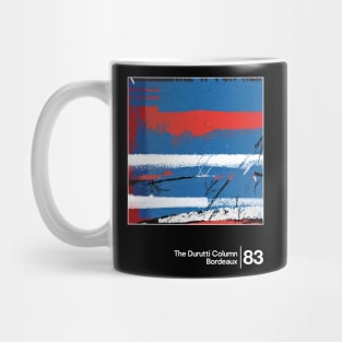 The Durutti Column - Bordeaux / Minimalist Graphic Artwork Design Mug